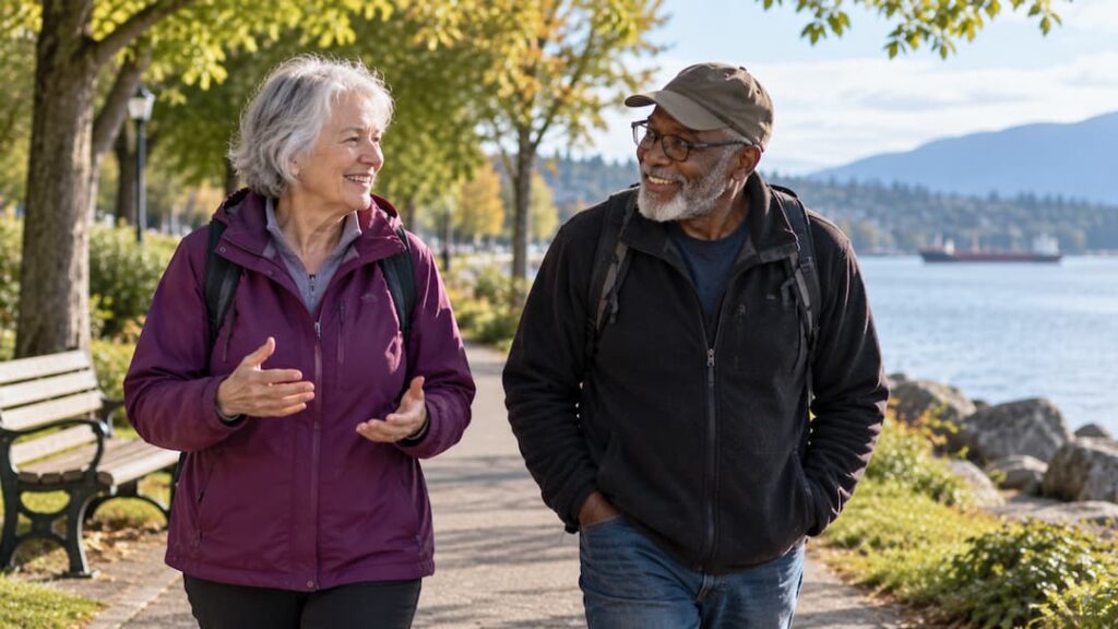 Being included vs being known - One Man Can Human Capital Development Two friends on a gentle hike