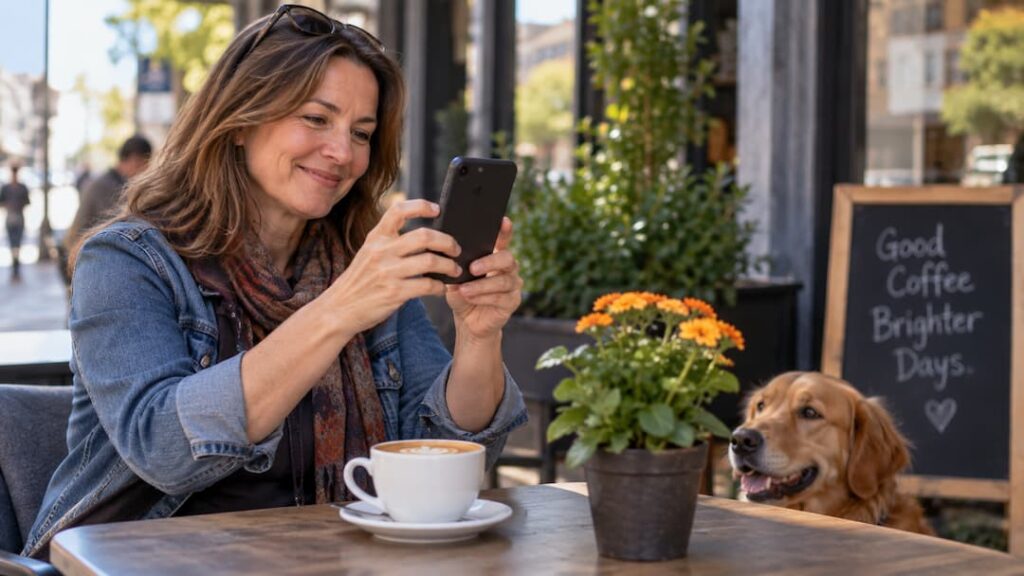 Share this little moment with me - One Man Can Human Capital Development Woman sends a funny text message
